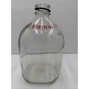 Vintage Borden's One Gallon Glass Milk Bottle Jug